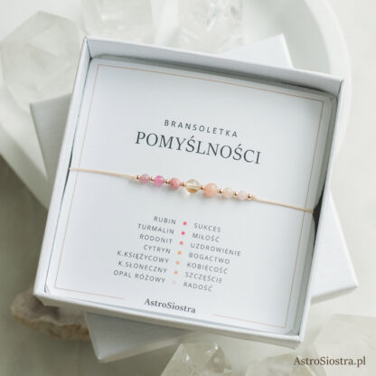 Bransoletka Pomyślności Bogactwa Radości 14K