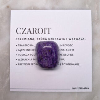 Czaroit kamień naturalny szlifowany n11 18g Rosja