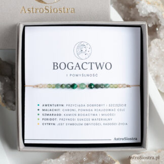Bransoletka Bogactwo i Pomyślność Talizman Amulet