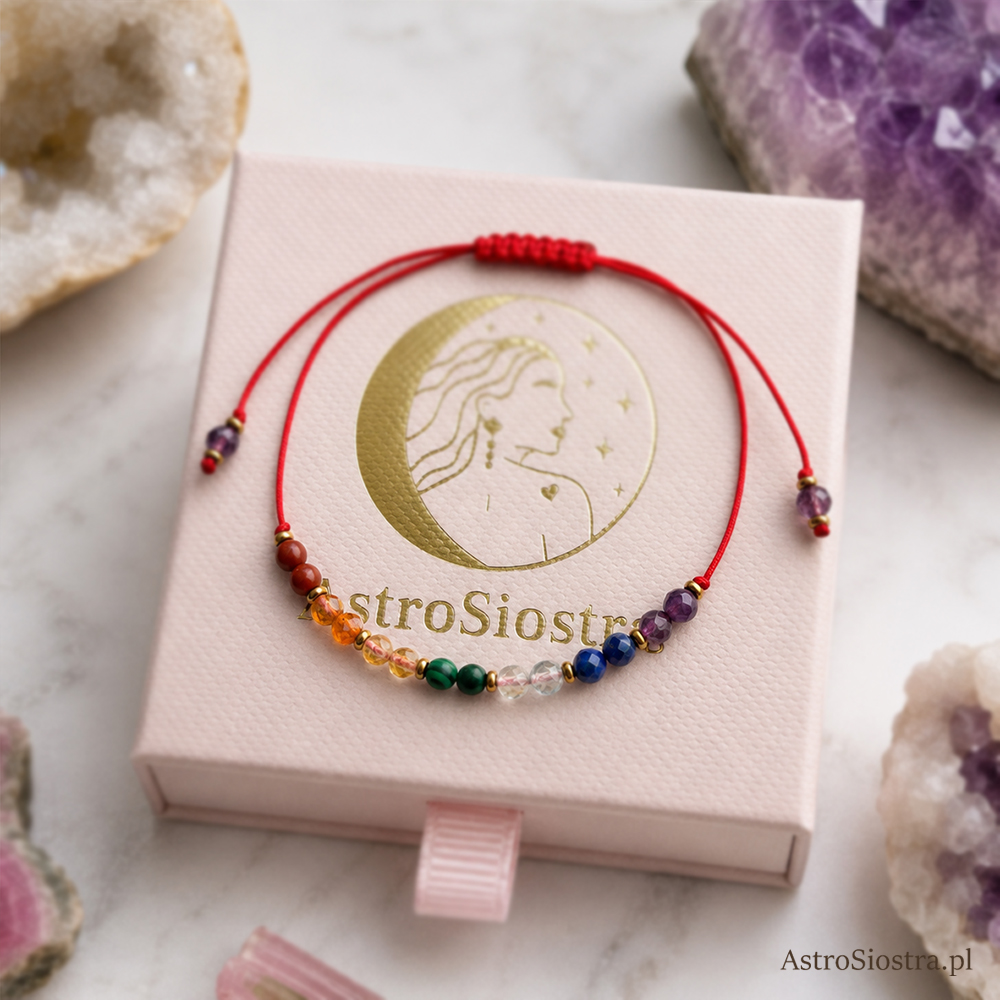 Bransoletka Czakry Talizman Czakr Harmonia Energia Zdrowie Balans Amulet - obrazek 2